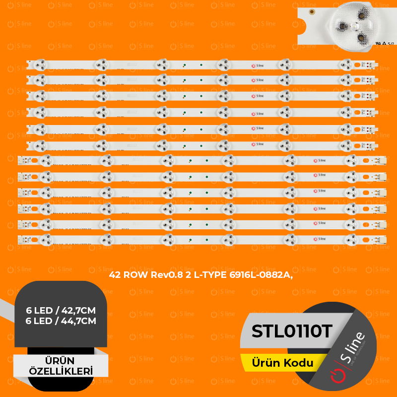 42" ROW REV0.8 2 L-TYPE R-TYPE - 6916L-0882A