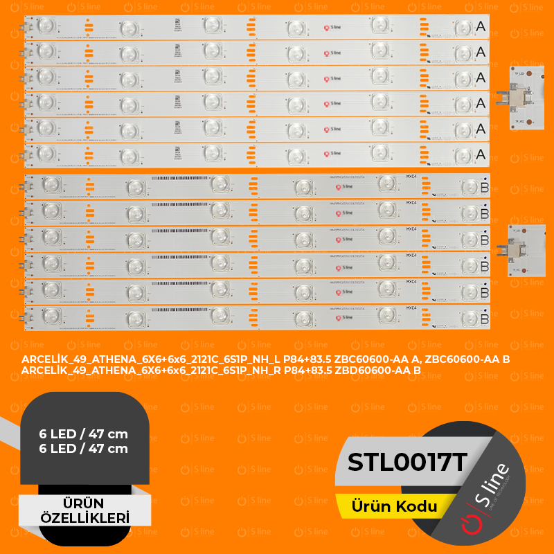 ARCELİK_49_ATHENA_6X6+6x6_2121C_6S1P_NH_L P84+83.5 ZBC60600-AA A