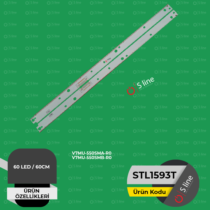 Samsung 55" V7MU-550SMA-R0,V7MU-550SMB-R0 Tv Led Bar