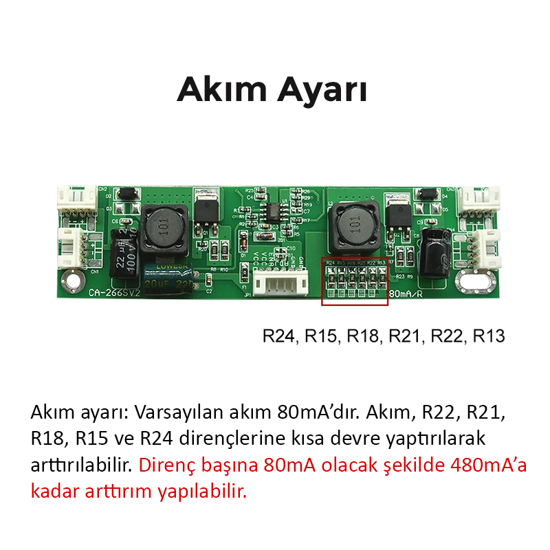 Sline 49" Universal E-LED Takımı Sürücü Dahil