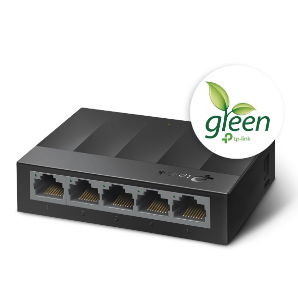 TP link TL-LS1005G 5-Port 10/100/1000 Mbps Desktop Switch