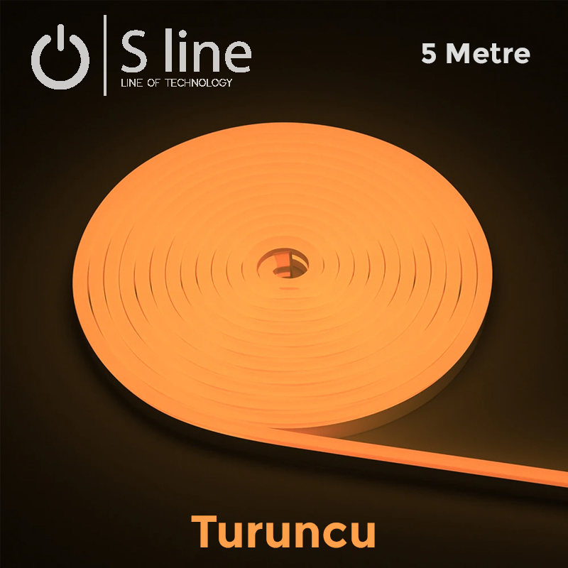 TURUNCU SERİT LED12V 2835 NEON 120D.5Metre