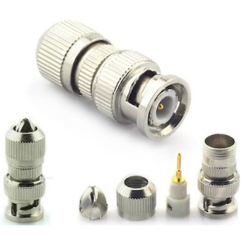 OEM BNC Gümüş A Kalite Konnektör