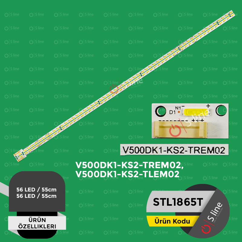 50" LG V500DK1-KS2-TREM02,V500DK1-KS2-TLEM02 Tv Ledi