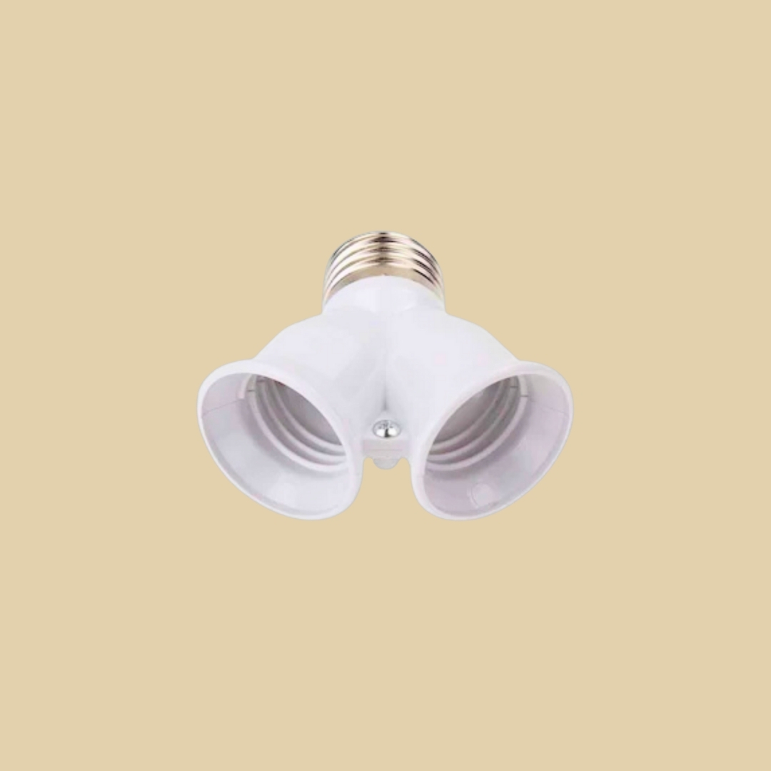 LEDX İkili Ampül Duy Çoklayıcı