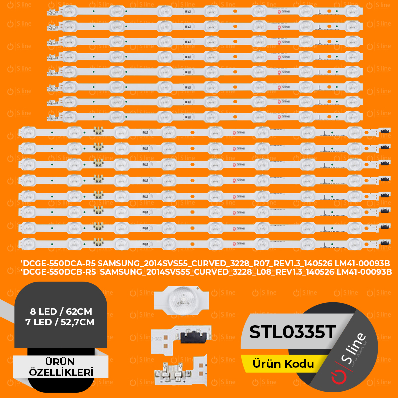 Samsung DCGE-550DCA-R5, 2014SVS55_CURVED_3228_L08, DCGE-550DCB-R5 Tv Led Bar-