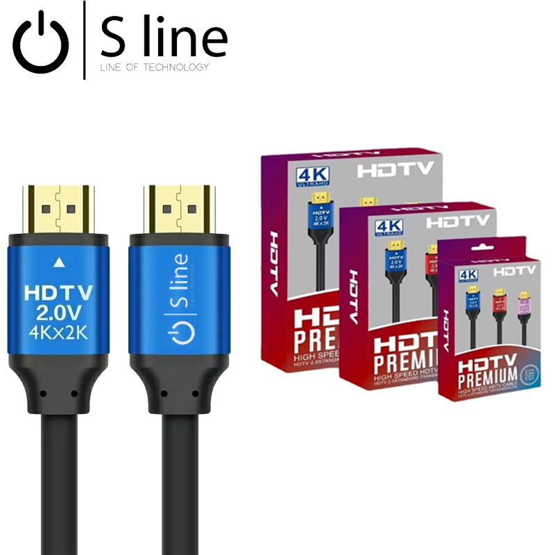Sline 25 metre 4K HDMI Kablo Erkek-Erkek K:10