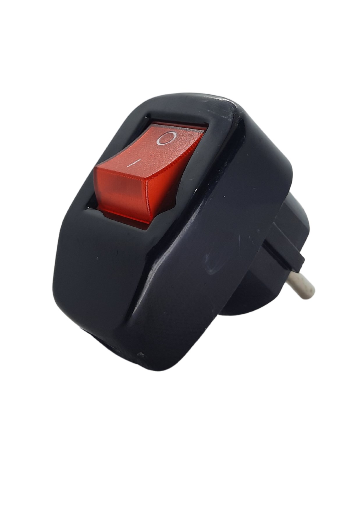 Setel Topraklı Anahtarlı Siyah Fiş