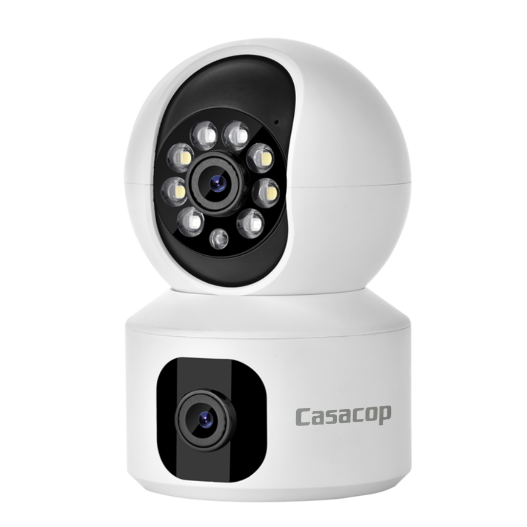 Casacop D307 Hareket Sensörlü Çift Kameralı 2MP Wifi Kamera K:50