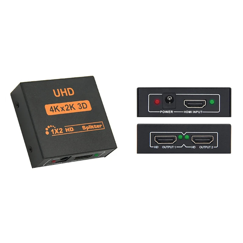 HDMI Splitter 1x2 UHD 4K x 2K 3D – Çift Ekran Görüntü Aktarımı K:50