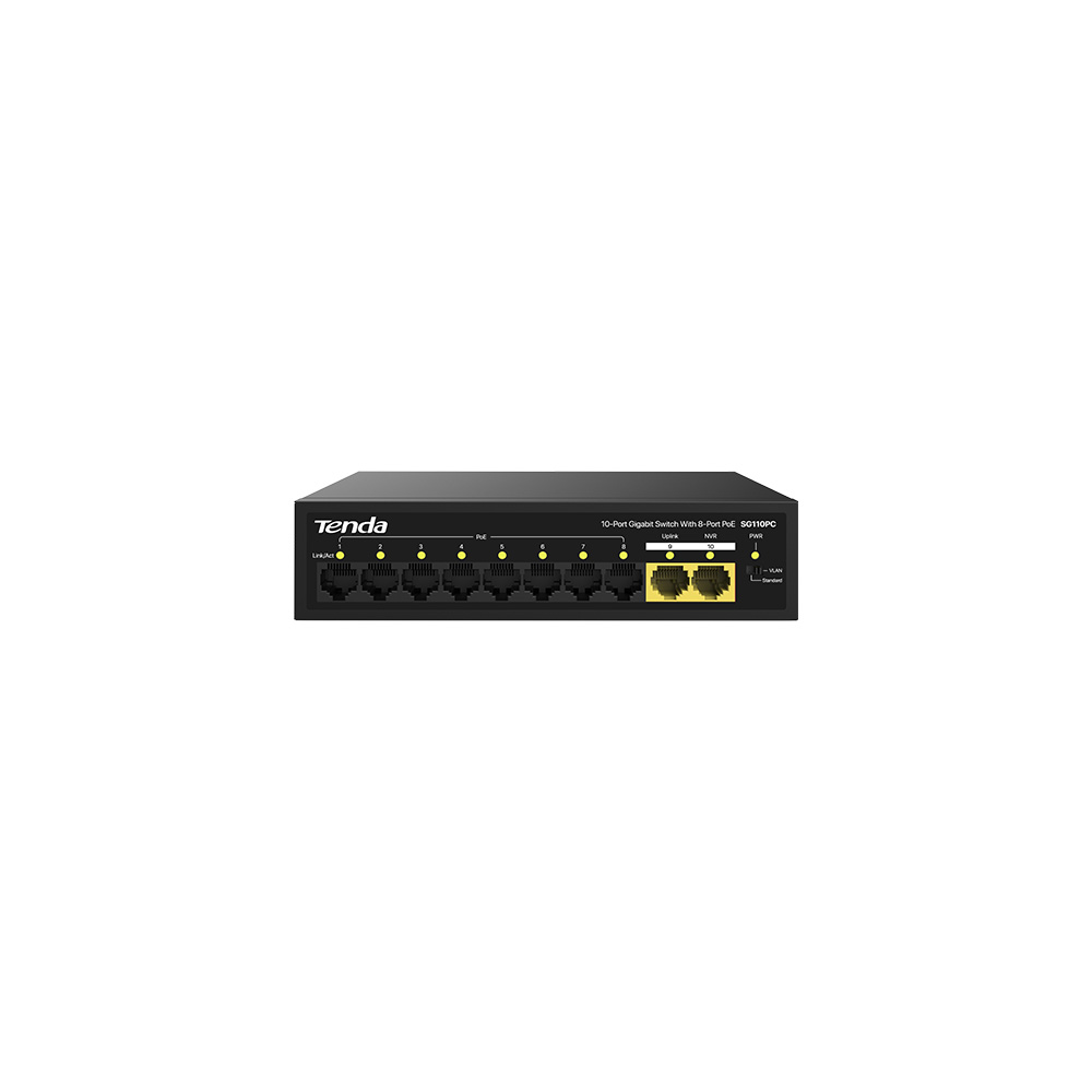 Tenda SG110PC Switch SG110PC 10 Port Gigabit 8 Port POE