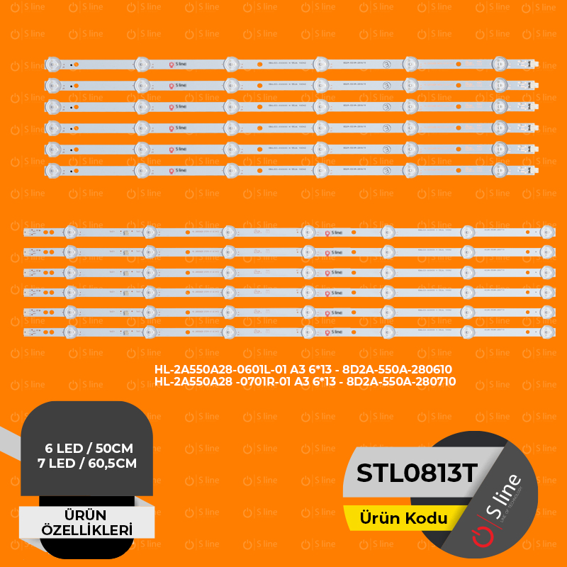 Sunny 55" HL-2A550A28-0601L-01 A3 6*13 - 8D2A-550A-280610,0701R-01 Tv Led Bar